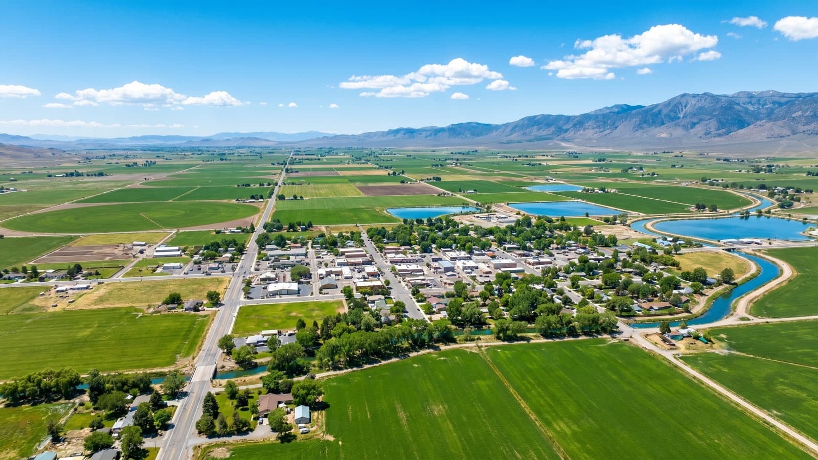 Stillwater, Nevada — rural agricultural land and ranch homes near the Stillwater National Wildlife Refuge, Churchill County