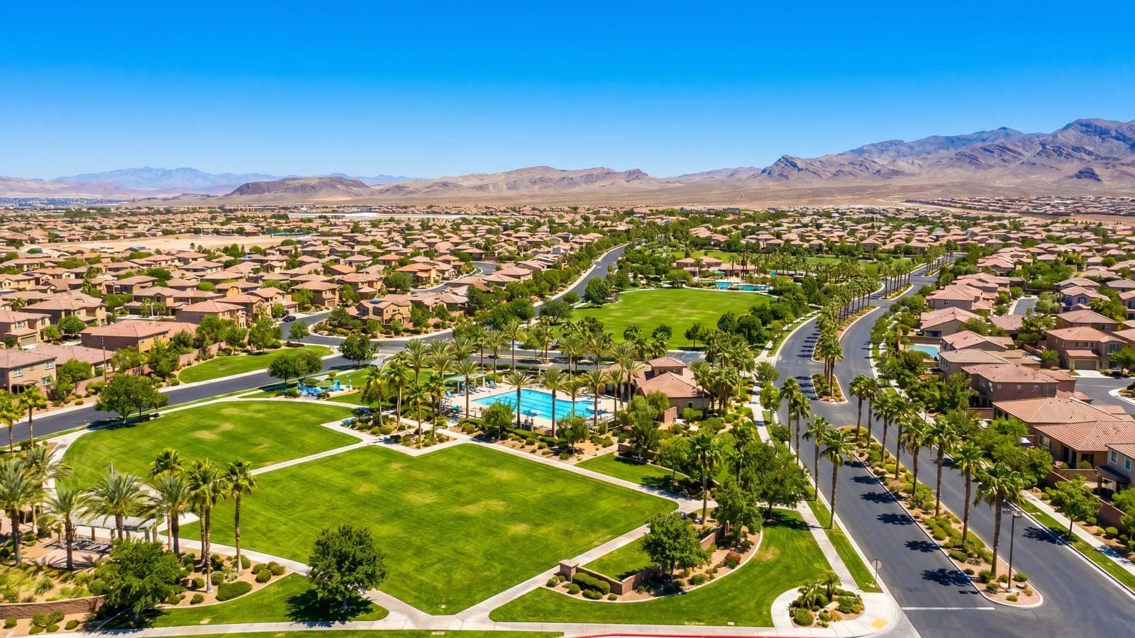 Foothills at MacDonald Ranch, Henderson — guard-gated luxury estates with panoramic Las Vegas Valley views from the McCullough Range foothills