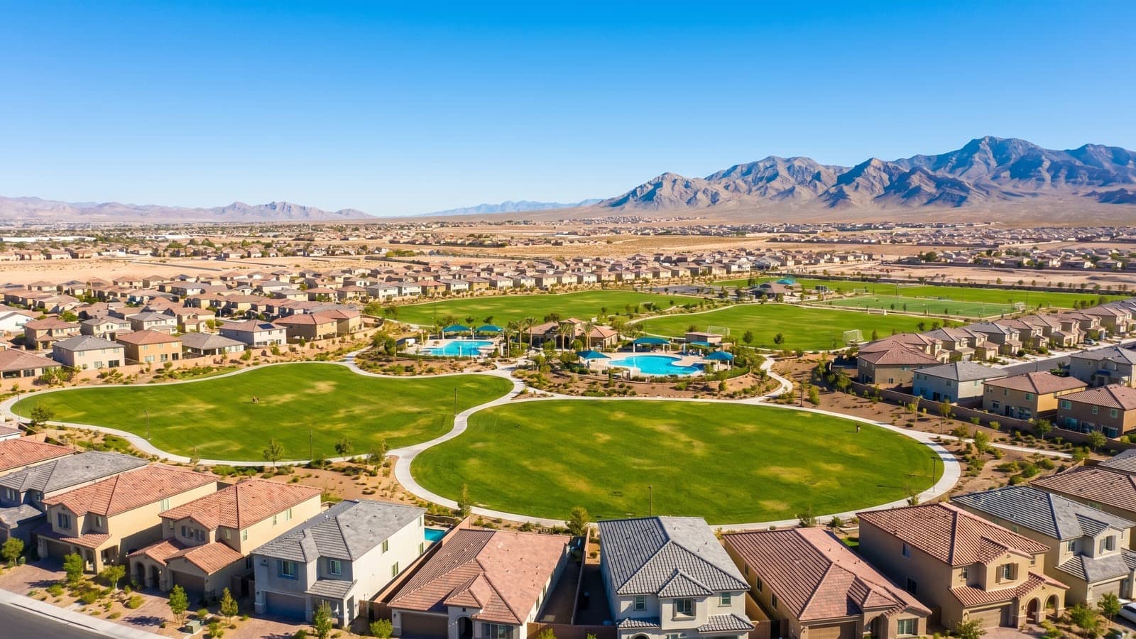 Windsong single-family neighborhood in North Las Vegas, Nevada — value-priced homes near the 215 Beltway and Aliante in ZIP 89031